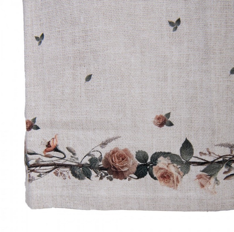 Grembiule da cucina in cotone decorato con lepre con fiocco verde in ghirlanda, perfetto come regalo di Pasqua